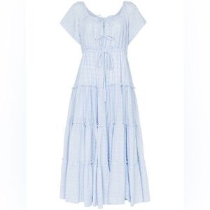 Innika Choo Sea Mist Peasant Dress
Maxi dress size 3
